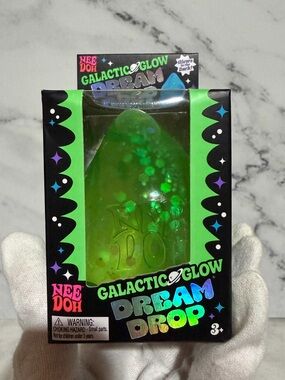 NeeDoh Galactic Glow Dream Drop - Green
